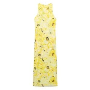 ZARA 🌟YELLOW🌟 Maxi Length Dress M, NWT